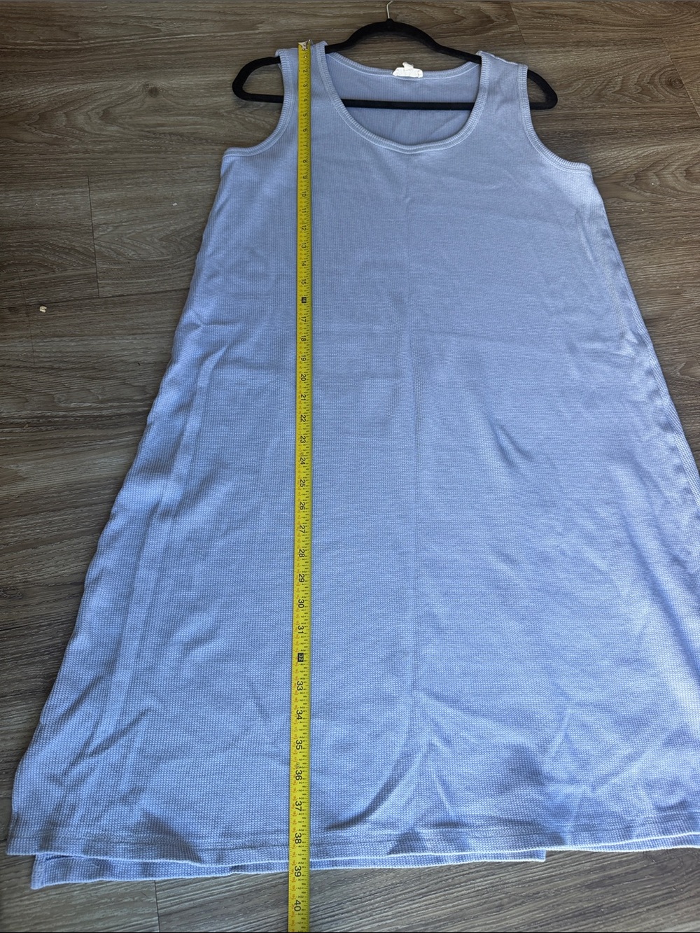 Eileen Fisher Light Blue Sleeveless Knit Organic Cotton Dress Size: M - Picture 8 of 8
